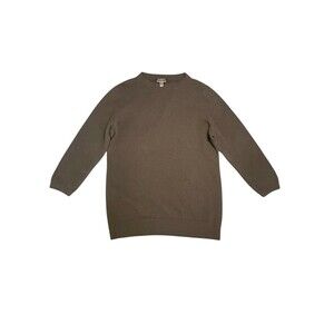 Talbots‎ Black Pure Cashmere 3/4 Sleeve Mock Neck Sweater Women Size Small Soft